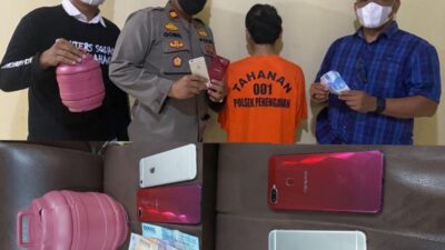 Tim Buser Polres Lamsel Amankan Seorang Pemuda Pelaku Curat