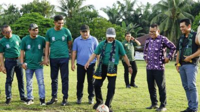 Buka Tournamen Sepak Bola Asprov, Bupati Merangin : Atlet Bola Merangin Punya Potensi