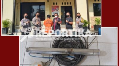 Polsek Penengahan Meringkus Pelaku Pencuri Mesin Pompa Air, Marsibe