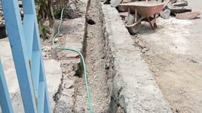 Proyek Drainase Siluman di Desa Lampah Kecamatan Kedamean Gresik Diduga Tak Sesuai Spek