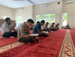 Asah Mental Anggota, Polres Wajo Gelar Binrohtal