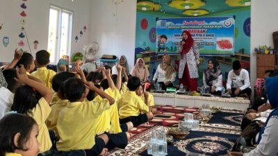 Penuhi Kebutuhan Gizi Anak Usia Taman Kanak-kanak, Hj. Nurhaida Mashuri Sosialisasi Gemarikan