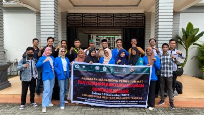 HMI Komisariat Al-Ishlahiyah Binjai dan GMPU Kota Binjai Serahkan Bantuan Untuk Korban Banjir di Kabupaten Langkat dan Aceh Tamiang