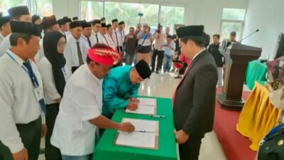 85 PPK Terpilih Pemilu 2024 di Lantik KPUD Lamsel