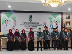 PB HMI Resmi Lantik Kepengurusan HMI Cabang Langkat Periode 2022-2023