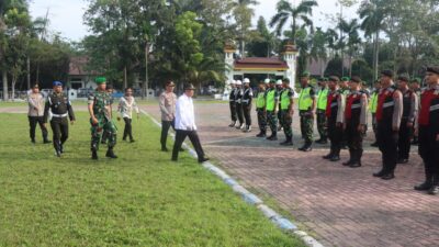 Bersama Forkopimda, Kapolres Deli Serdang Ikuti Apel Gelar Pasukan Penanganan Premanisme dan Geng Motor