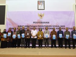 1.409 KK di Wajo Dapat SK Tanah dari Presiden, Amran Mahmud Sampaikan Terima Kasih