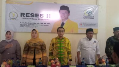 Almaida Rosa Putra Gelar Reses Ke II di Desa Kerta Jaya Pebayuran