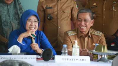 Bupati Wajo dan Anggota DPR RI AYP Hadiri Peresmian Jargas untuk Rumah Tangga di Tanasitolo