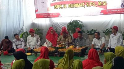 Syukuran Pembangunan Jalan, Warga dan Bupati Subang Gelar Acara Ramah Tamah