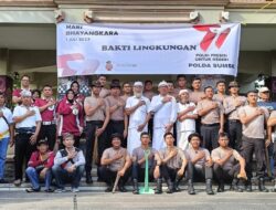 HUT Bhayangkara Ke -77, Polda Sumsel Gelar Baksos