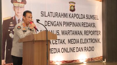 Polda Sumsel Gelar Silathurahmi Dengan Wartawan