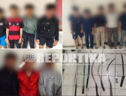 Hendak Tawuran, 12 Remaja di Bandar Lampung Diamankan Polisi