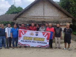 Polresta Deli Serdang Laksanakan Kegiatan Jumat Curhat dengarkan Keluh Kesah Masyarakat