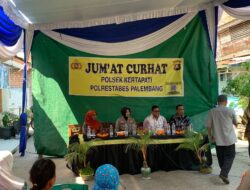 Polsek Kertapati Palembang Gelar Jumat Curhat