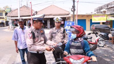 Operasi Zebra Semeru 2023, Polres Kediri Imbau Masyarakat Tertib Berlalu Lintas