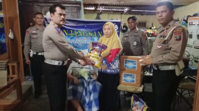Sambut HUT Lantas Bhayangkara Ke-68, Sat Lantas Polresta Deli Serdang Gelar Anjangsana