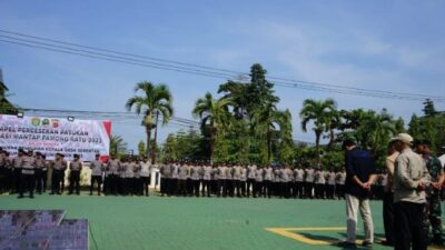 Ribuan Personel Gabungan Amankan Pilkades Serentak di Kabupaten Sukabumi