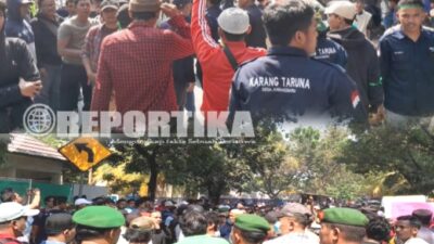 Aksi Damai Katar Karang Baru Nyaris Bentrok Dengan Oknum yang Mengaku Tinggal di Wilayah Kawasan