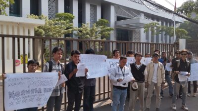 Gruduk Kajati Jabar Mahasiswa Soroti Lagi Dugaan Korupsi Polder Aren Jaya dan Grand Kota Bintang Bintara
