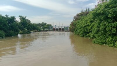 Intensitas Hujan Meningkat, Kali Ciherang Meluap, Warga Dihimbau Waspada