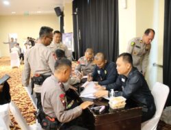 Satgas Operasi Mantab Brata Musi 2024 Laksanakan Pemeriksaan Kesehatan