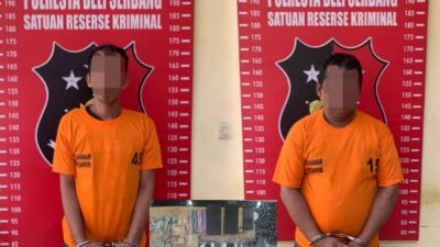 Dua Pelaku Judi Togel di Deli Serdang Diamankan Polisi