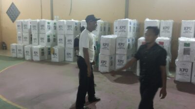 Panwascam Ciasem Subang Pantau Pendistribusian Surat Suara
