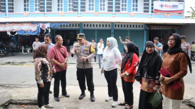 Kapolres Lamsel Bersama Tim Gabungan Satgas Pangan Cek Harga Beras