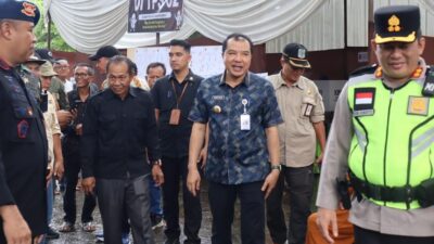 Pastikan Pemilu Aman, Pj Bupati Merangin Pantau Langsung Sejumlah TPS
