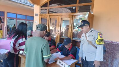 Sinergitas TNI-Polri di Kediri Monitoring PTSL Tahap II Tahun 2024