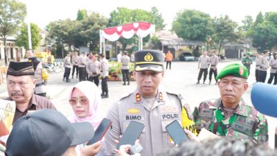 Polres Kediri Siagakan 581 Personel Gabungan Layani Pemudik di Operasi Ketupat Semeru 2024