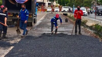 Jelang Lebaran 2024, Dinas PUPRPRKP Kota Mojokerto  Prioritaskan Perawatan Jalan