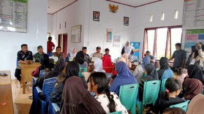 Babinsa Koramil 1311-07/Menui Kepulauan Sinergi Bersama Pemerintah Cegah Stunting di Morowali