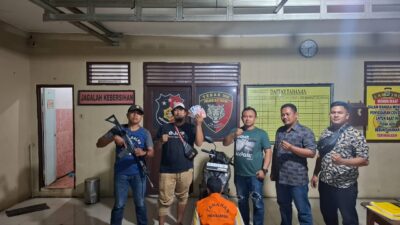 Unit Reskrim Polsek Ketibung Amankan Pembobol ATM Mini