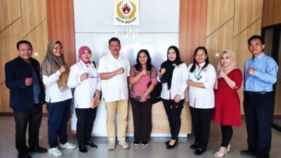 KONI Kota Bekasi Menjadi Persinggahan Pertama Tim Kesehatan JABAR
