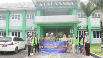 Tertib Berlalu lintas Bersama Mahasiswa STAI YASBA Lamsel