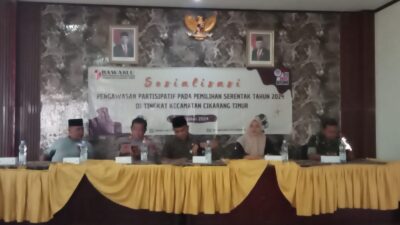 Kecamatan Cikarang Timur Gelar Sosialisasi Pengawasan Partisipatif Pada Pemilihan Serentak Tahun 2024