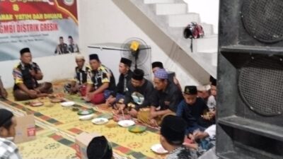 LSM GMBI Distrik Gresik Gelar Kegiatan Rutin Santunan Anak Yatim dan Kaum Dhuafa