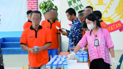 Wujudkan Wilayah Bebas Narkoba, Rutan Labuhan Deli Gelar Tes Urine Kepada Warga Binaan dan Pegawai