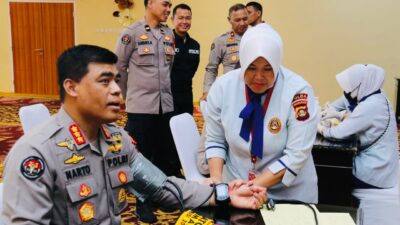 HUT Humas Polri Ke 73, Polda Sumsel Sumbangkan 1.287 Kantong Darah