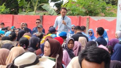 Cabup Lamsel EGI-SYAIFUL Gelar Pasar Murah di Kecamatan Ketibung