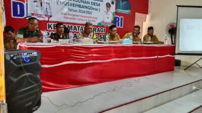 Gelar Musrenbang, Desa Margasari Siapkan Program Prioritas, dan Bahas Program Makan Siang Gratis
