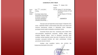 Dusta RUPS, Kepala BPKAD: PT MDKA Kuasai Deviden Golden Share Pemkab Banyuwangi