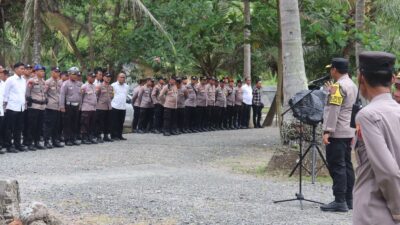 Polres Lampung Selatan Amankan Rapat Pleno KPUD Pilkada 2024