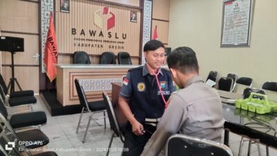 Polres Gresik Periksa Kesehatan Petugas Pengamanan KPU dan Bawaslu