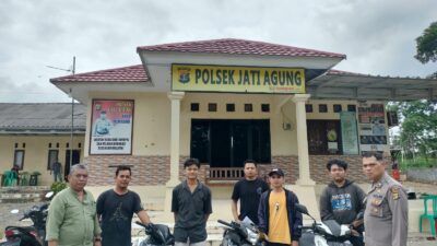 Polsek Jati Agung Menemukan 3 Unit Sepada Motor, Diduga Hasil Pencurian