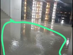 Hati-hati, Lantai di Kantor Bupati Morowali Licin