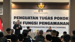 Kalapas Cikarang Tekankan Disiplin dan Satu Komando dalam Penguatan Fungsi Pengamanan