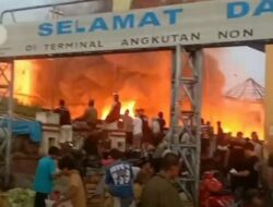 Polisi Dalami Penyebab Kebakaran Pasar Baru Cikarang Bekasi